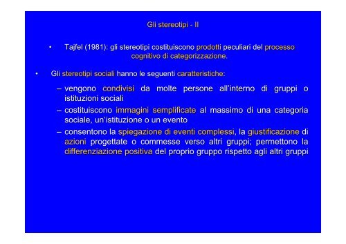 Psicologia sociale dei gruppi - Scienze della Formazione