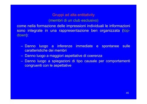 Psicologia sociale dei gruppi - Scienze della Formazione