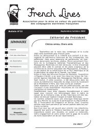 bulletin 31 au format pdf - French Lines