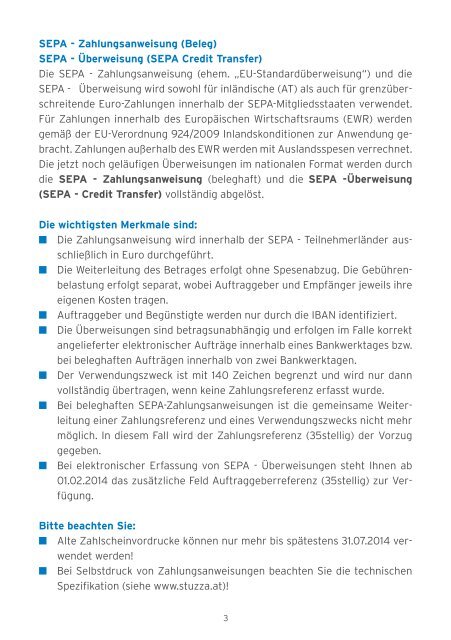 SEPA Infobooklet (PDF) - HYPO NOE Landesbank