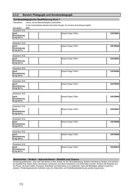 Veranstaltungskatalog 2011 - Thüringer Schulportal