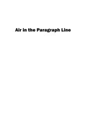 Time - Paragraph Line