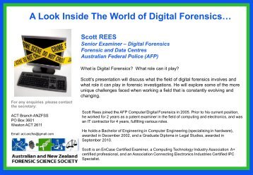 A Look Inside The World of Digital ForensicsÃ¢Â€Â¦