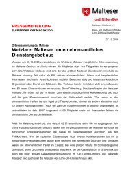 2008-10-27 - PM Ortsversammlung - Malteser Wetzlar