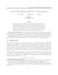 On the largest principal angle between random subspaces