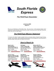 South Florida Express - FAASafety.gov