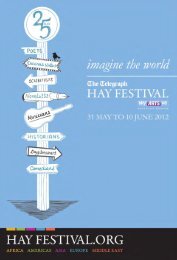 Programme - Hay Festival