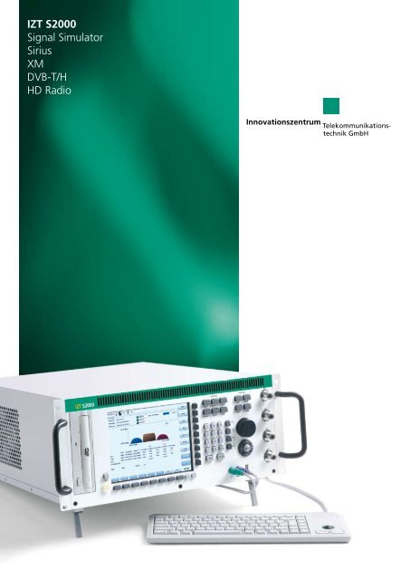 IZT S2000 - Innovationszentrum fÃ¼r Telekommunikationstechnik ...