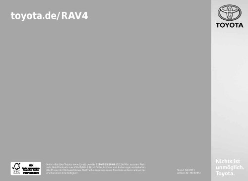 RAV4 Zubehör - Toyota