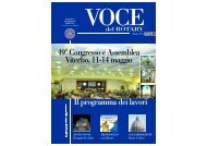 49Â° Congresso e Assemblea Viterbo, 11-14 maggio Il ... - Sistemia Srl