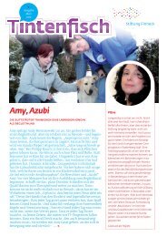 Amy, Azubi - Stiftung Finneck - Webanwendungen