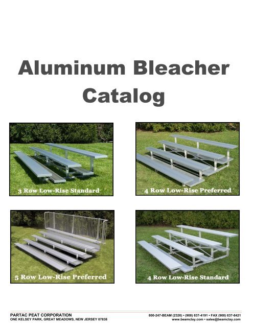 112B - Aluminum Bleachers - Beam Clay