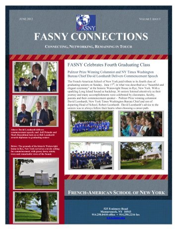 please click here - Franco-American School of New York