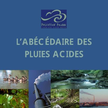 Sources des pluies acides - Pollution Probe