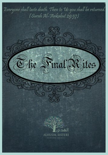 Final Rites (Printing) - AlHuda Sisters