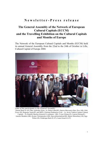 ECCM Newsletter 2004.pdf - Documentation Centre on European ...