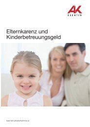 Elternkarenz und Kinderbetreuungsgeld