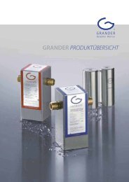 Download Produktübersicht - Grander