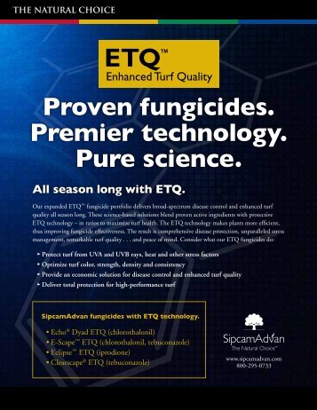 ETQ line of fungicides - Advanced Turf Solutions