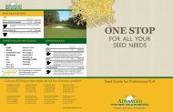 ONE STOP ONE STOP - Advanced Turf Solutions