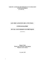 les mecaniciens de l'inutile - Mission Ethnologie