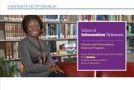 Library and Information Science Program PittOnline - School of ...