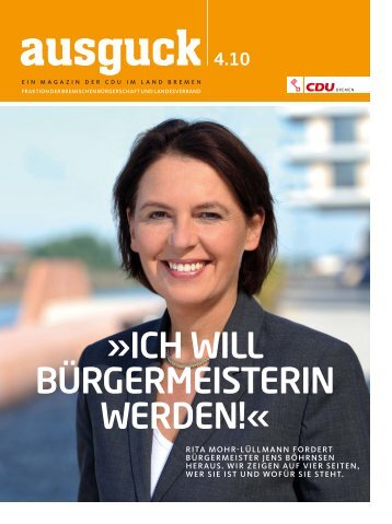 Ich wIll BürgermeIsterIn werden!«