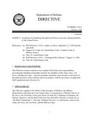 DoD Directive 1325.6