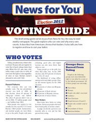 News For You Voting Guide - New Readers Press