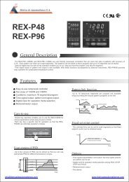 REX-P48 REX-P96 - Iberica de Automatismos