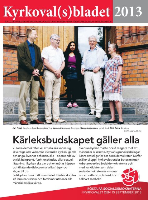 Kyrkoval(s)bladet 2013 - Socialdemokraterna