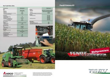 Fendt Katana 65 - ACA Group