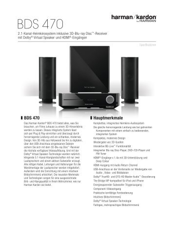 BDS 470 - Harman Kardon