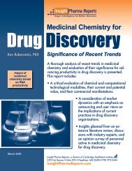 Medicinal Chemistry for - Cambridge Healthtech Institute