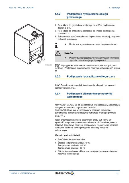 Instrukcja techniczna - De Dietrich MODULENS - e-pasaż PGNiG