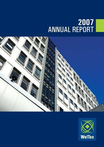 Annual Report 2007 (PDF 555 KB) - Wellington Institute of Technology
