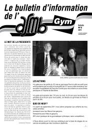 Bulletin #2 - ASMB Gym Belfort