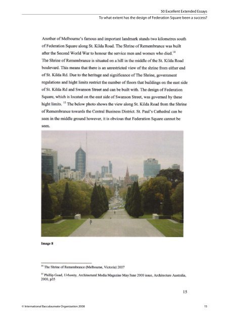50 excellent extended essays