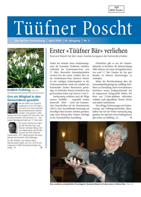 Rosmarie Nüesch - Tüüfner Poscht