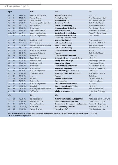 Rosmarie Nüesch - Tüüfner Poscht