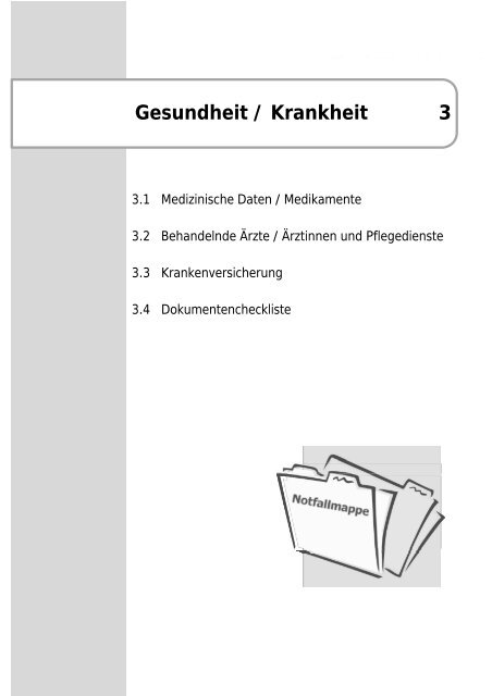 Notfallmappe