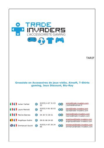 nom prix pvp - Trade Invaders