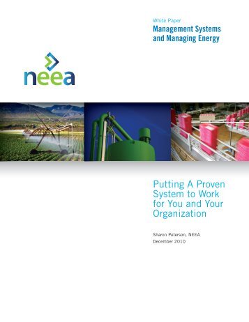NEEA_Management WP v1.indd - Northwest Energy Efficiency ...
