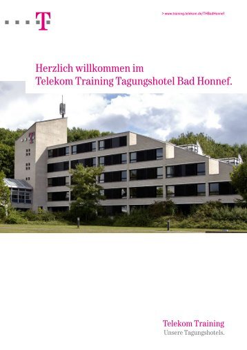 Herzlich willkommen im Telekom Training Tagungshotel Bad Honnef.