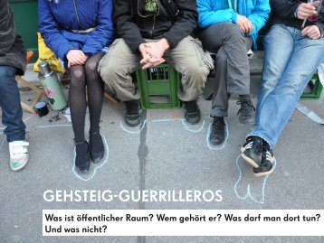 Vortrag Gehsteig-Guerrilleros - Stadt-Umland Management