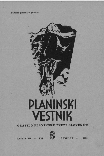 Avgust - Planinski Vestnik