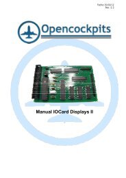 Manual IOCard Displays II - Opencockpits