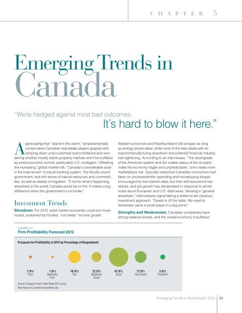 Emerging Trends in Real Estate 2012 - Urban Land Institute