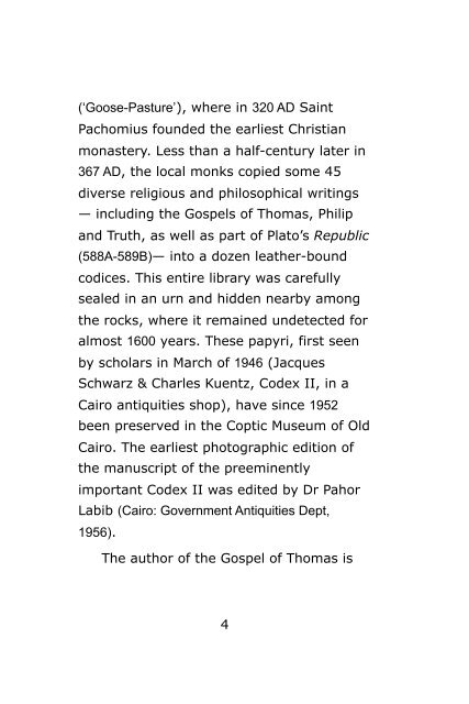 Metalogos The Gospels of Thomas & Philip & Truth