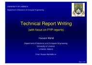 Technical Report Writing - ECE Student Information - University of ...